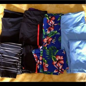 Athletic Stretch Dry Fit Capri Pant Bundle